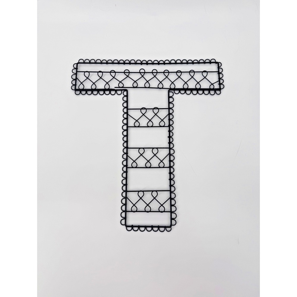Pottery Barn Wire Wall Letter T - Decoration for kids or teens room